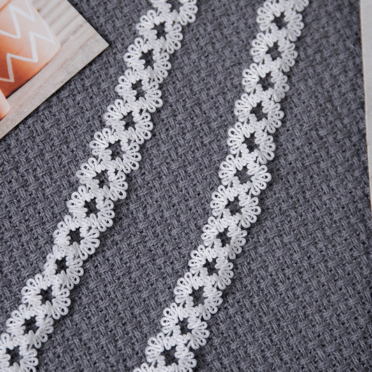 FREEDOMBEAUTY | Manufacturer supplies 1.5cm white nylon lace lace strap, clothing, bags, home textiles, shoes and hats elastic elastic band