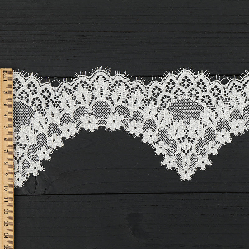 FREEDOMBEAUTY | [laser-cut lace] Laser lace, white stretch lace edge, home textile Lolita exquisite lace accessories, in stock