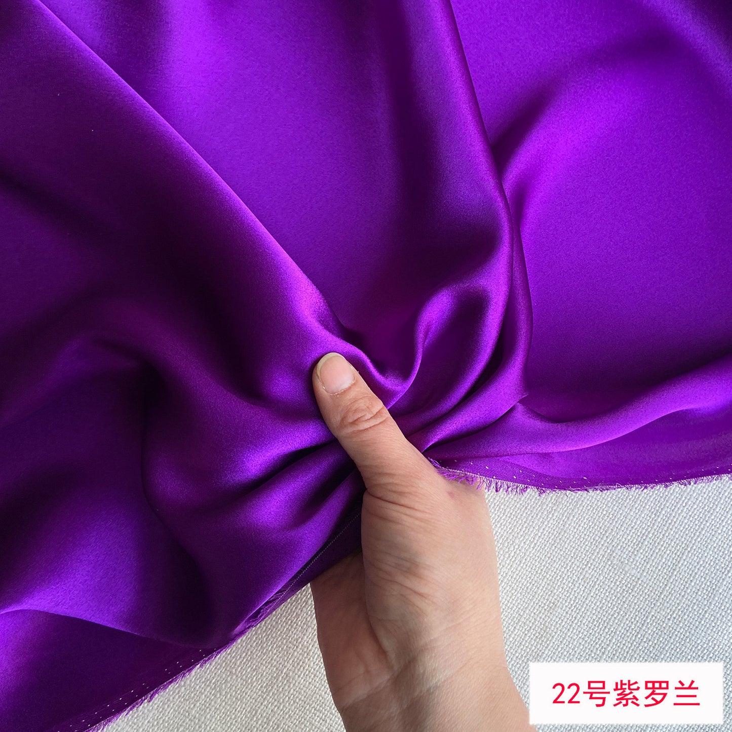 FREEDOMBEAUTY | 114 m width 16 mmi silk plain crepe satin clothing fabric 100 mulberry silk dress hair band eye mask fabric multi-color