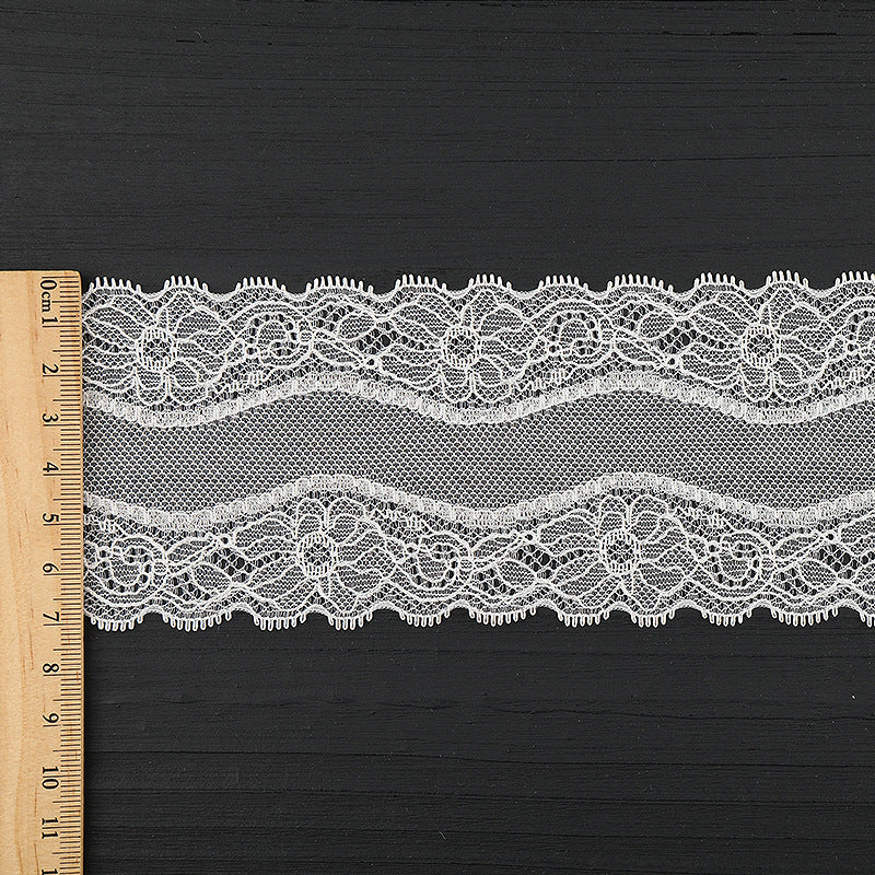 FREEDOMBEAUTY | [stretch] 4cm new lace edge, non-elastic hollow lace edge, home textile clothing small fresh lace accessories, in stock
