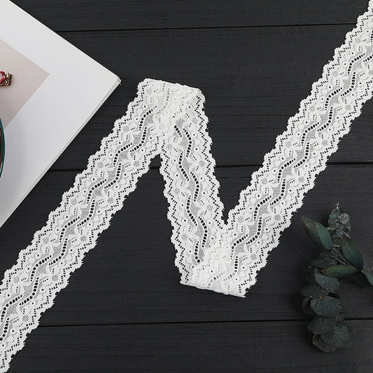 FREEDOMBEAUTY | [stretch] 4cm elastic lace lace, brocade ammonia lace edge, small fresh neckline cuffs lace lace accessories, spot