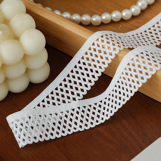 FREEDOMBEAUTY | Factory Direct 3.0CM Hollow Elastic Ribbon DIY Breathable Comfortable Waist Skirt Nylon Elastic Band