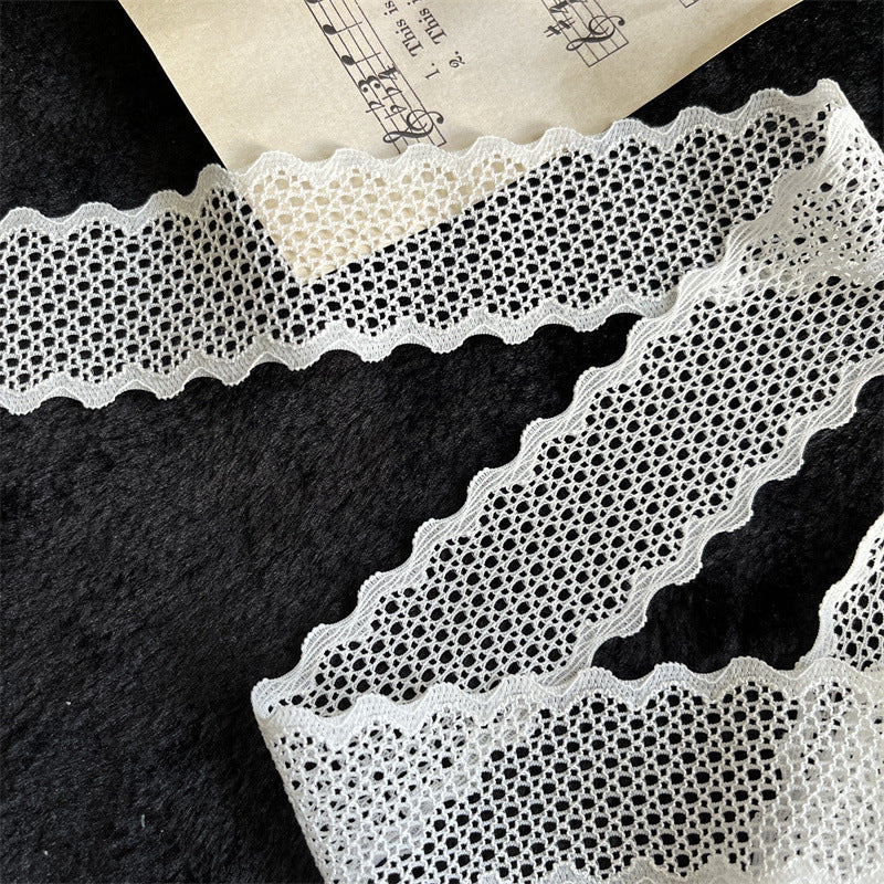 FREEDOMBEAUTY | Factory direct sales, spot quick delivery 4cm hot lace fabric accessories lace DIY handmade