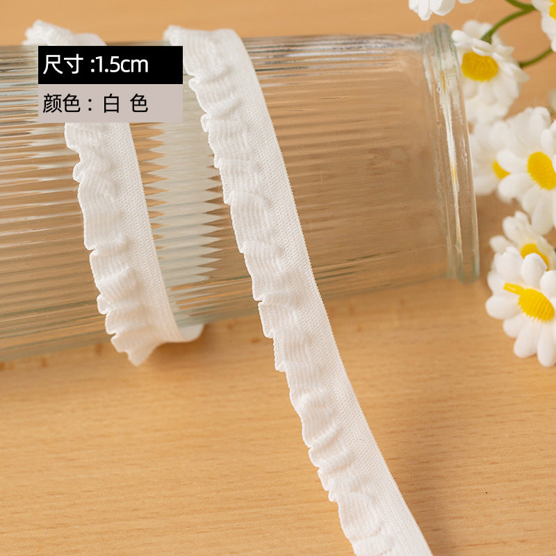 FREEDOMBEAUTY | Factory 1.0/1 elastane white elastic fungus elastic band doll women's elastic lace elastic