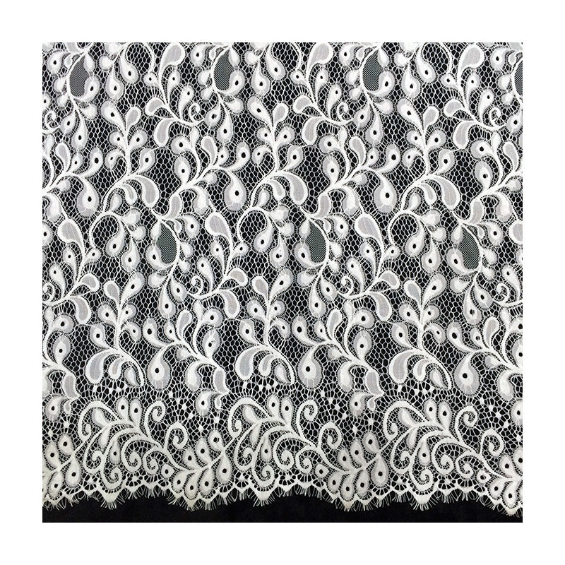 FREEDOMBEAUTY | 150cm full eyelash lace, lace fabric, nylon lace, collar lace wedding lace fabric