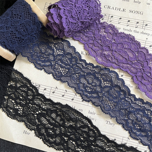 FREEDOMBEAUTY | Factory direct sales, spot quick delivery 4CM multi-color lace lace accessories Xiaohongshu same elegant accessories DIY
