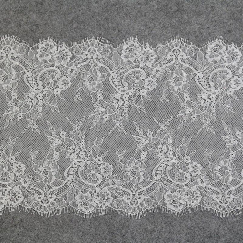 FREEDOMBEAUTY | Fashion hot-selling eyelash lace, women's dress lace splicing accessories, hollow positioning lace