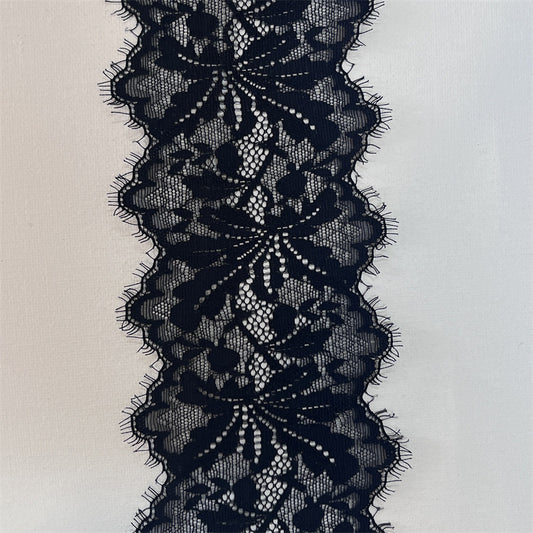 FREEDOMBEAUTY | Factory direct sales, spot fast hair elegant hollow large pattern hollow 9CM eyelash lace accessories DIY handmade