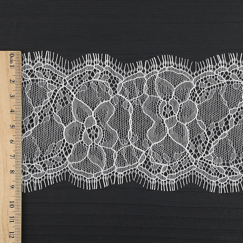 FREEDOMBEAUTY | [no- stretch] eyelash lace, lace edge without elastic strip, light luxury fashion home textile clothing lace accessories in stock
