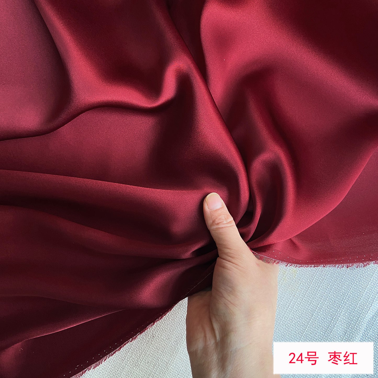 FREEDOMBEAUTY | 114 m width 16 mmi silk plain crepe satin clothing fabric 100 mulberry silk dress hair band eye mask fabric multi-color