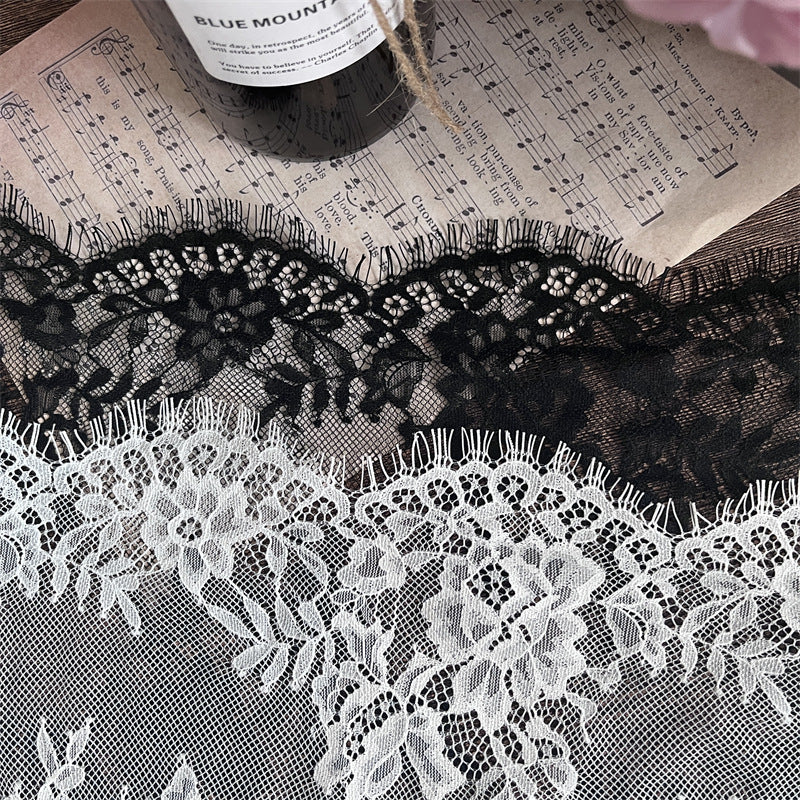 FREEDOMBEAUTY | Factory direct sales, spot fast hair French retro elegant 25CM eyelash lace lace accessories, handmade DIY