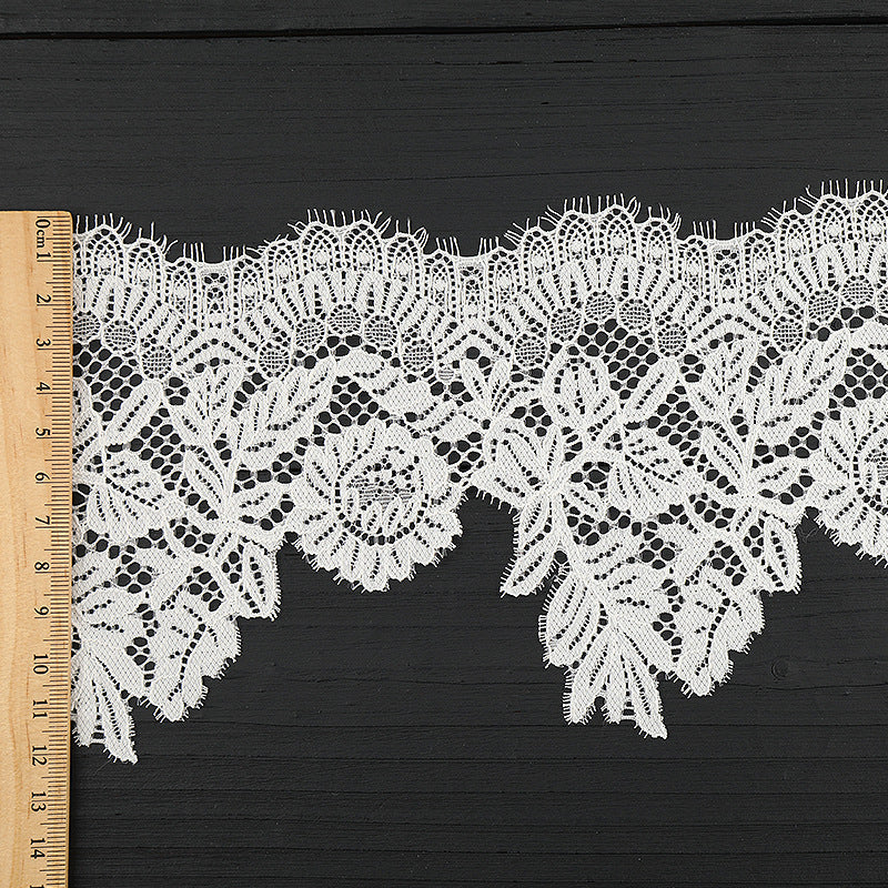 FREEDOMBEAUTY | [laser-cut lace] Laser lace accessories Elastic hollow lace lace, apparel Home textile light luxury lace accessories