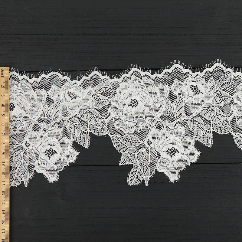 FREEDOMBEAUTY | [laser-cut lace] Laser lace lace, elastic warp lace edge, home textile Lolita new lace accessories