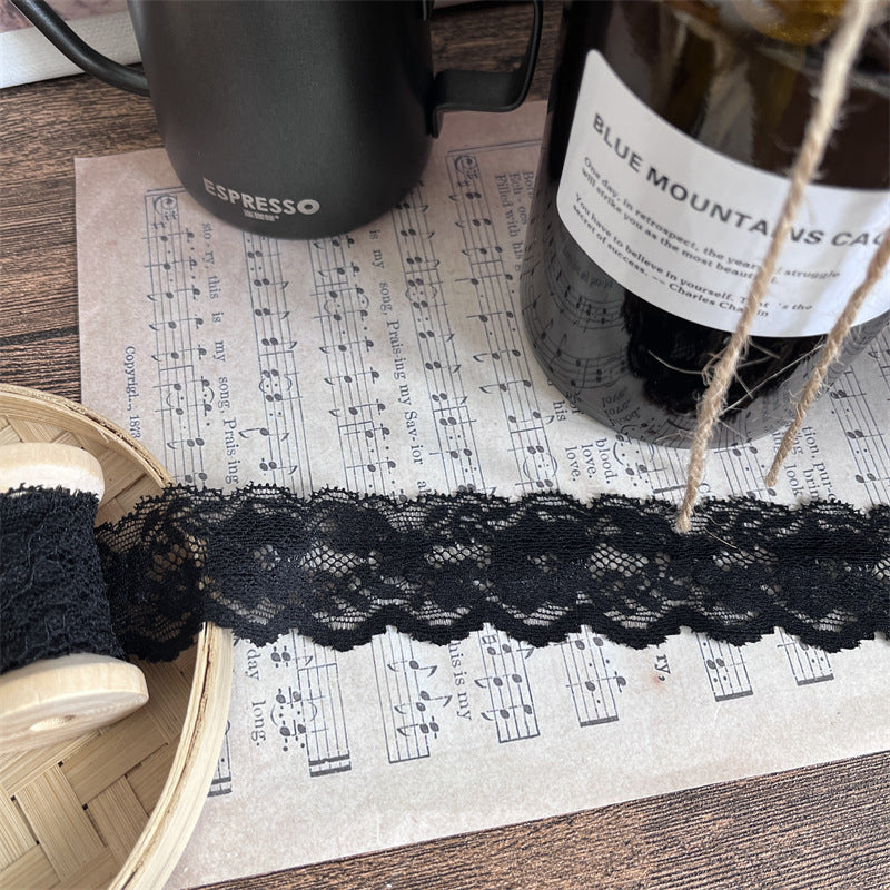 FREEDOMBEAUTY | Factory direct sales, spot fast hair French classic elegant multi-functional multi-lace fabric accessories DIY jewelry