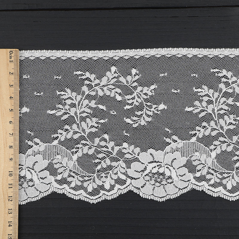 FREEDOMBEAUTY | [no- stretch] 10cm unilateral lace, non-elastic nylon lace, wedding underwear lace accessories, spot