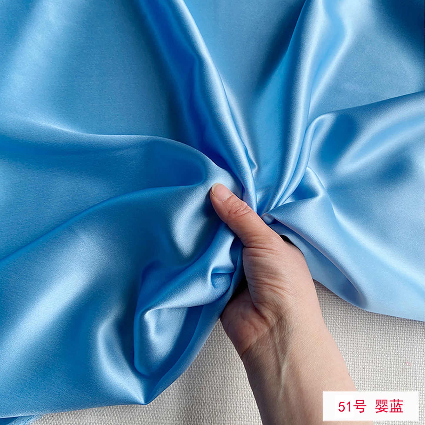 FREEDOMBEAUTY | 140 wide 22 mmi silk plain crepe satin fabric 100 mulberry silk loungewear shirt silk fabric