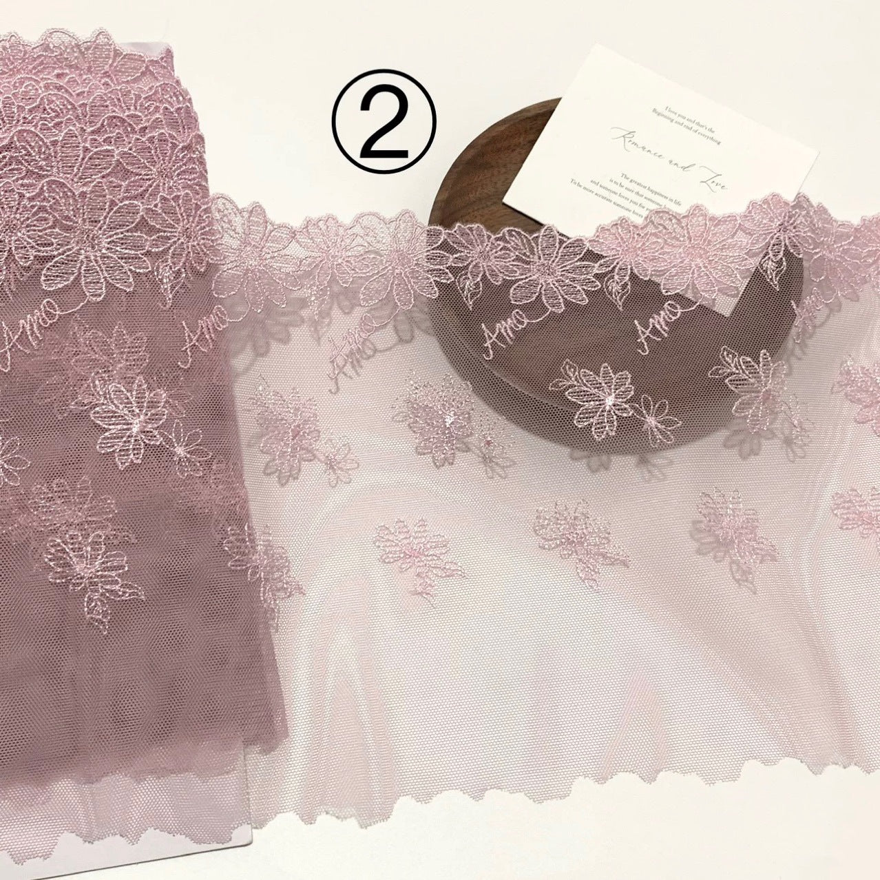 FREEDOMBEAUTY | Spot exquisite daisy embroidered mesh lace accessories decorative design DIY clothing