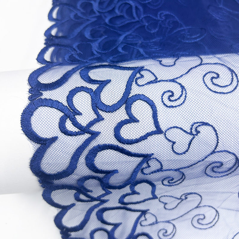 FREEDOMBEAUTY | Manufacturers supply big love water-soluble underwear embroidery flower trim clothing curtain decoration textile accessories spot