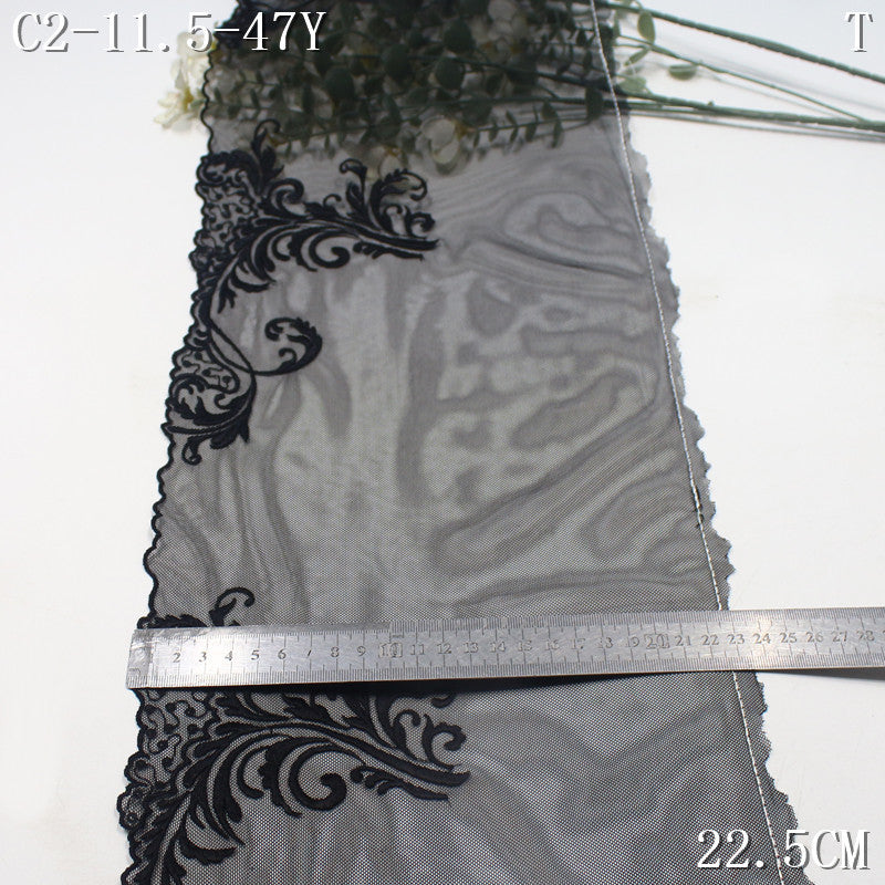FREEDOMBEAUTY | Spot wholesale multi-color mesh, laser sequins, flower embroidery lace, drama costumes, dance costumes, ancient lace accessories DIY