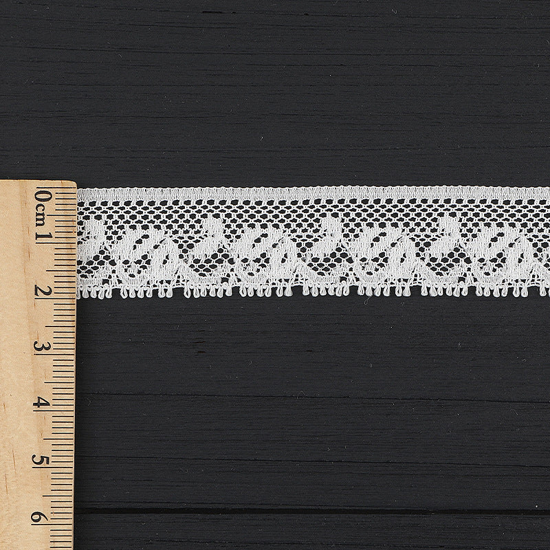 FREEDOMBEAUTY | [no- stretch] 3cm white lace edge, exquisite barcode non-elastic lace edge, neckline cuffs lace accessories, spot