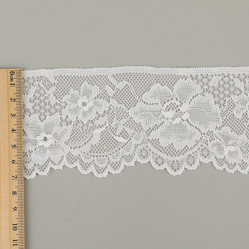 FREEDOMBEAUTY | [no- stretch] 8cm lace lace, nylon silk hollow lace accessories, home textile clothing small fresh lace edge, factory spot