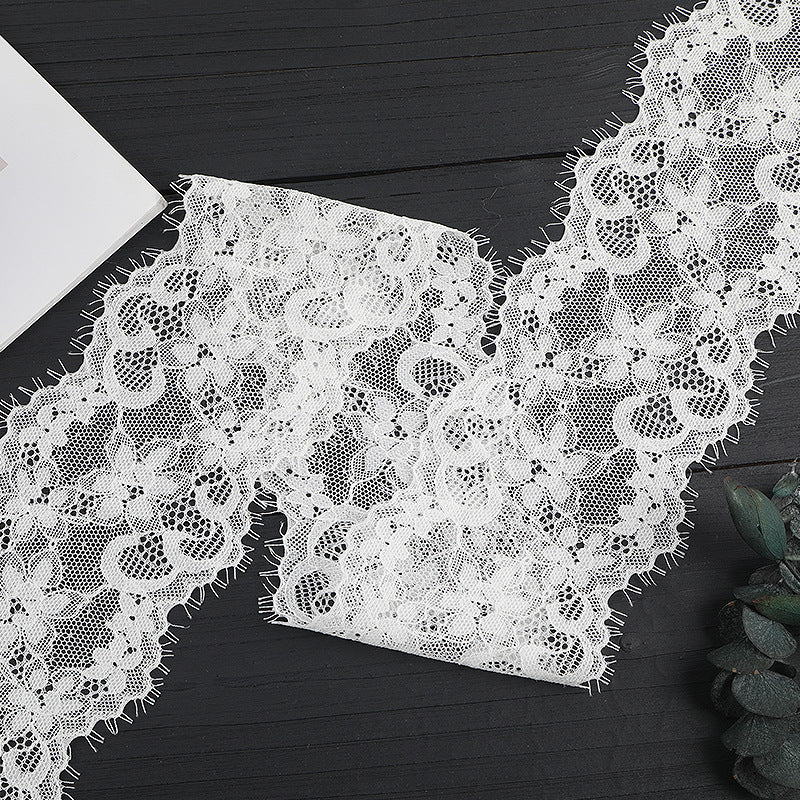 FREEDOMBEAUTY | [no-stretch] non-elastic lace, bilateral eyelash lace, home textile clothing high-end lace accessories factory spot