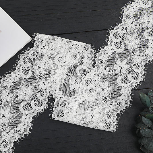 FREEDOMBEAUTY | [no-stretch] non-elastic lace, bilateral eyelash lace, home textile clothing high-end lace accessories factory spot