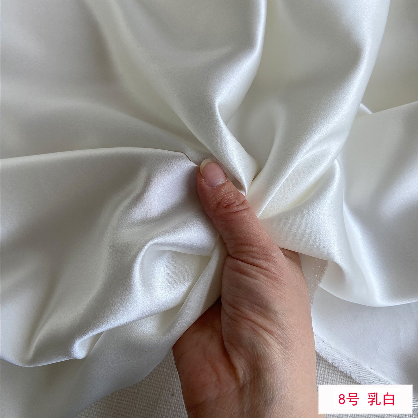 FREEDOMBEAUTY | 140 wide 22 mmi silk plain crepe satin fabric 100 mulberry silk loungewear shirt silk fabric