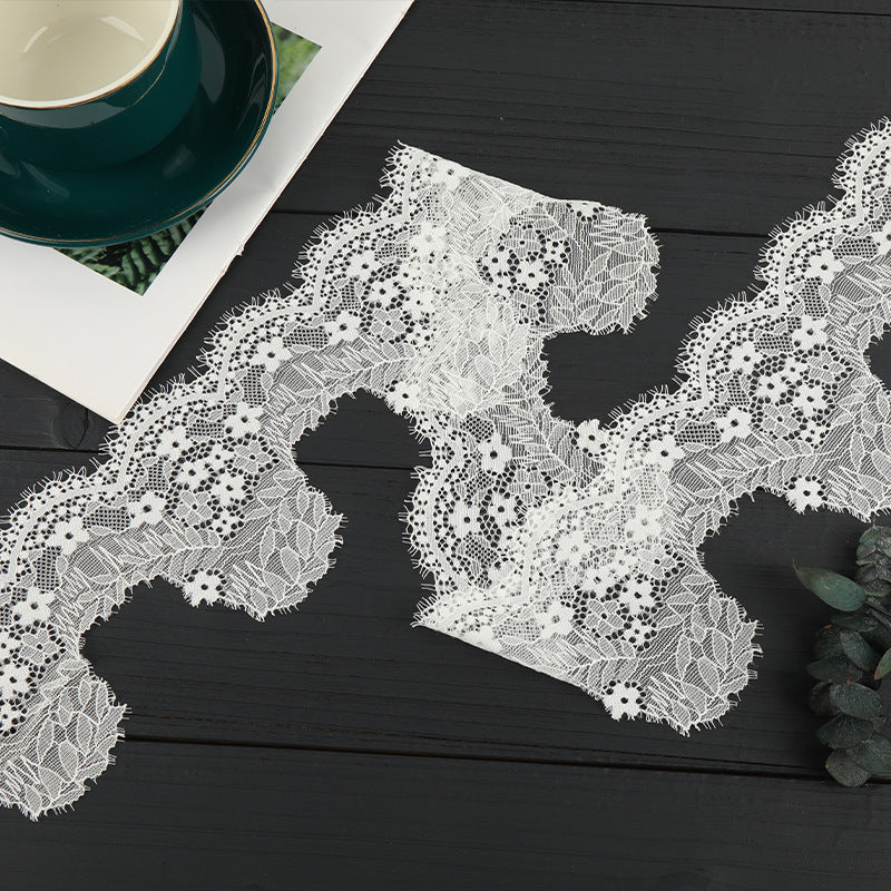 FREEDOMBEAUTY | [laser-cut lace] Laser lace lace, elastic warp lace edge, home textile Lolita new lace accessories