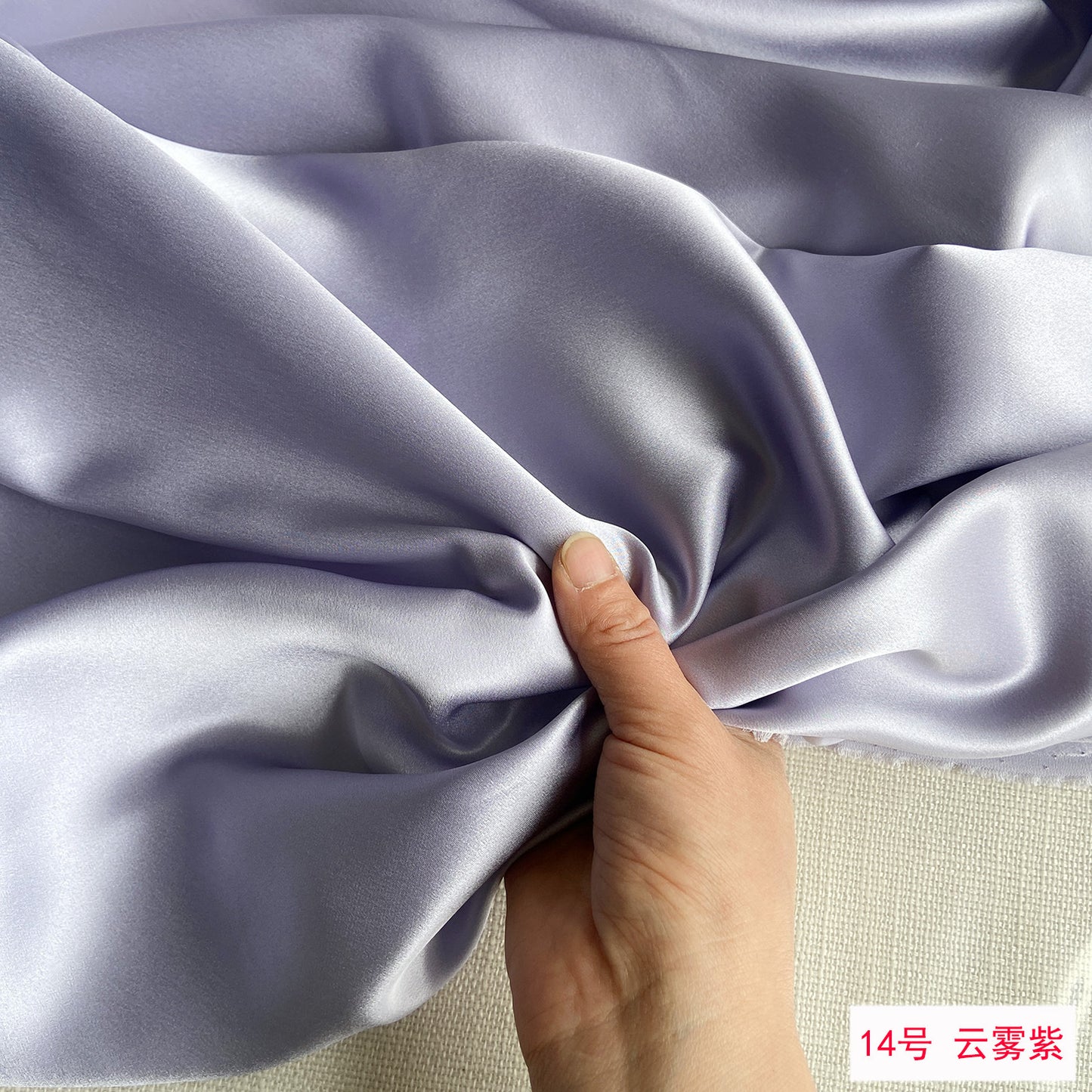 FREEDOMBEAUTY | 140 wide 22 mmi silk plain crepe satin fabric 100 mulberry silk loungewear shirt silk fabric
