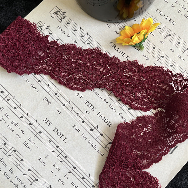 FREEDOMBEAUTY | Factory direct sales, spot quick delivery 4CM multi-color lace lace accessories Xiaohongshu same elegant accessories DIY