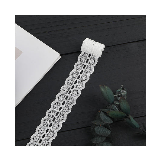 FREEDOMBEAUTY | [no- stretch] 2cm bilateral lace, nylon silk elastic lace edge, Lolita skirt lace accessories, in stock