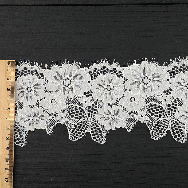 FREEDOMBEAUTY | [laser-cut lace] Laser lace accessories Elastic hollow lace lace, apparel Home textile light luxury lace accessories