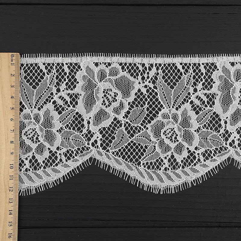 FREEDOMBEAUTY | [no- stretch] New eyelash lace, unilateral non-elastic hollow lace edge, clothing home textile exquisite lace lace accessories in stock