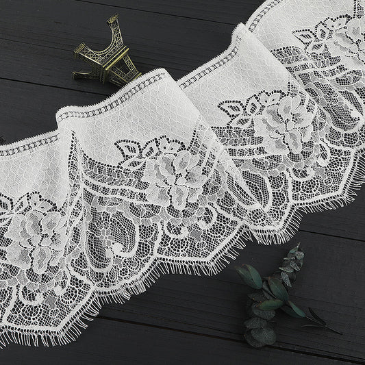 FREEDOMBEAUTY | [no- stretch] New eyelash lace, unilateral non-elastic hollow lace edge, clothing home textile exquisite lace lace accessories in stock