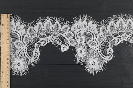 FREEDOMBEAUTY | [no- stretch][laser-cut lase] eyelashes hollow lace edge, non-elastic eyelash lace edge, exquisite high-end lace accessories for clothing, now