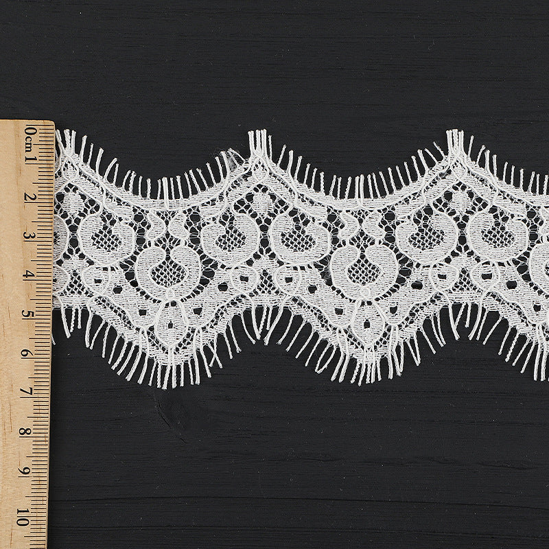 FREEDOMBEAUTY | [no- stretch] 5cm lace, nylon silk hollow lace edge, home textile clothing lace accessories, light luxury lace edge