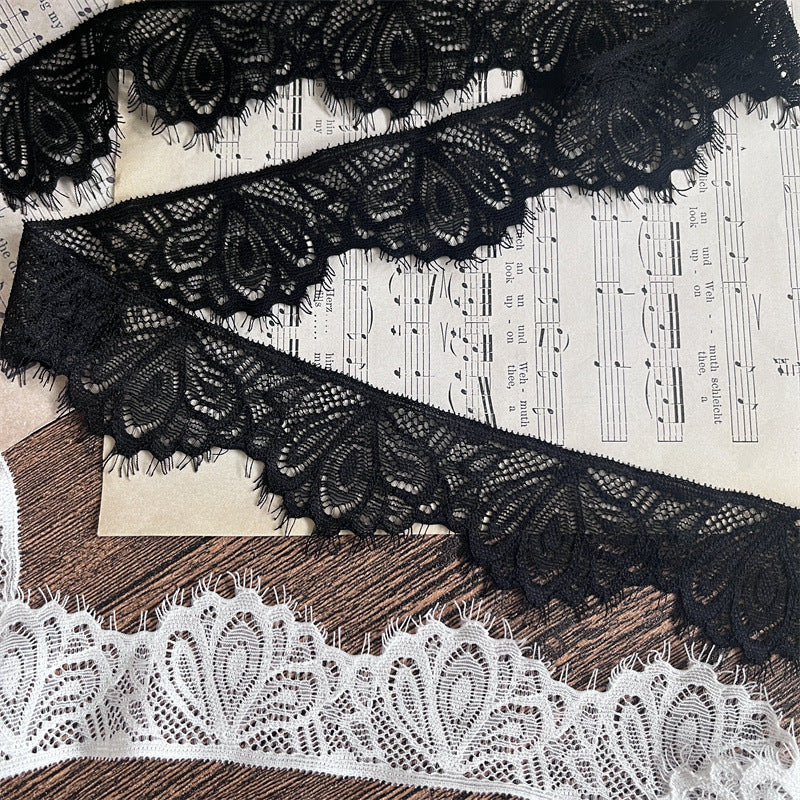 FREEDOMBEAUTY | Factory direct sales, spot fast hair French classic hollow various lace fabric accessories eyelash lace DIY
