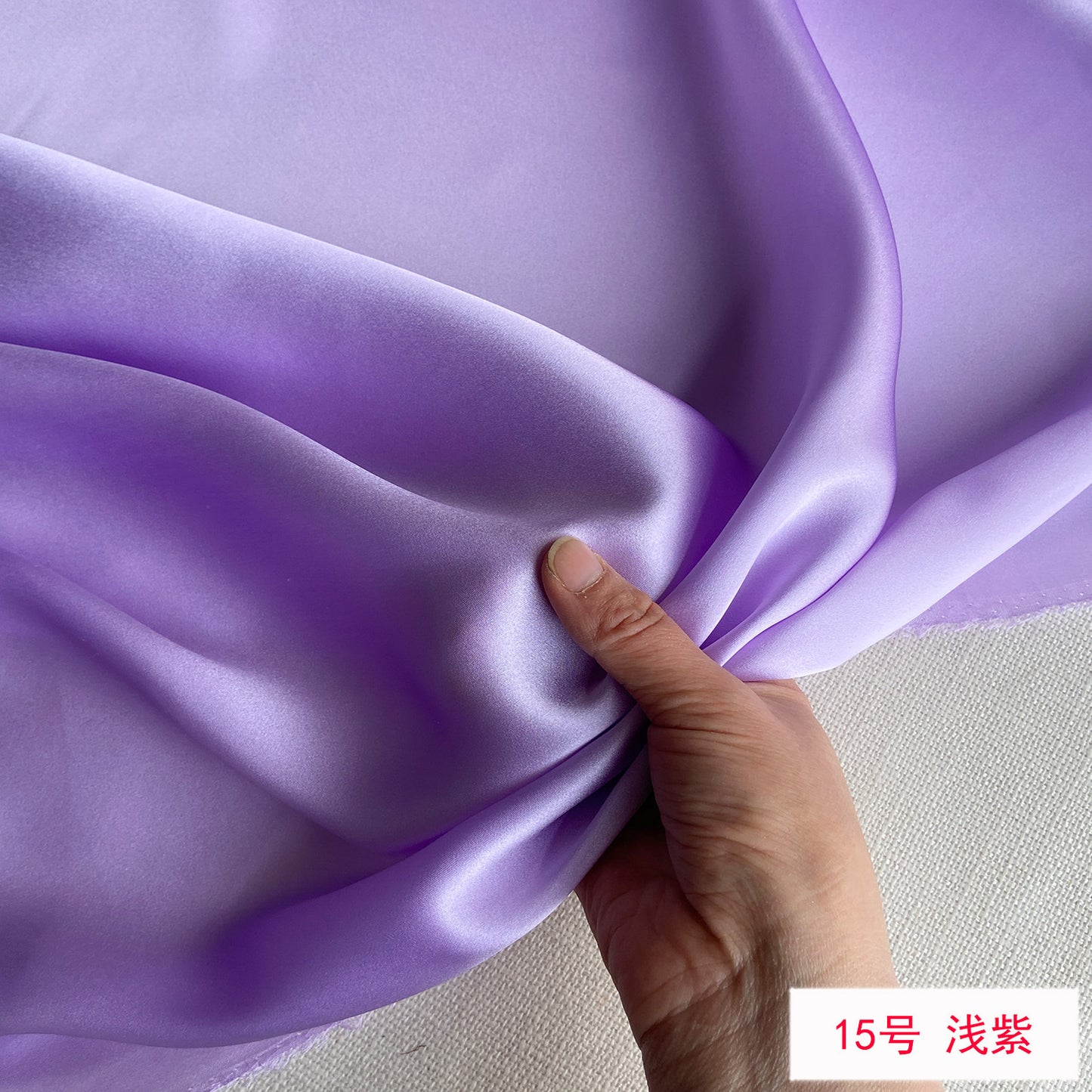 FREEDOMBEAUTY | 114 m width 16 mmi silk plain crepe satin clothing fabric 100 mulberry silk dress hair band eye mask fabric multi-color