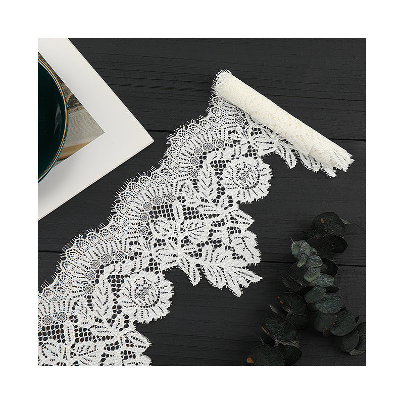 FREEDOMBEAUTY | [laser-cut lace] Laser lace accessories Elastic hollow lace lace, apparel Home textile light luxury lace accessories