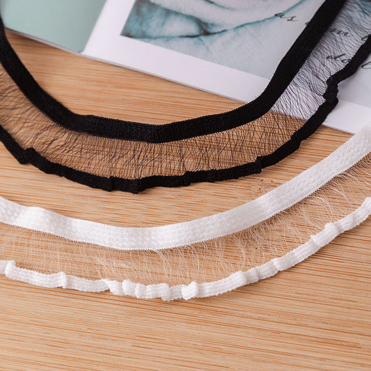 FREEDOMBEAUTY | Manufacturer supplies 2.0 cm unilateral fish silk fungus homewear toys underwear clothing knitted elastic band