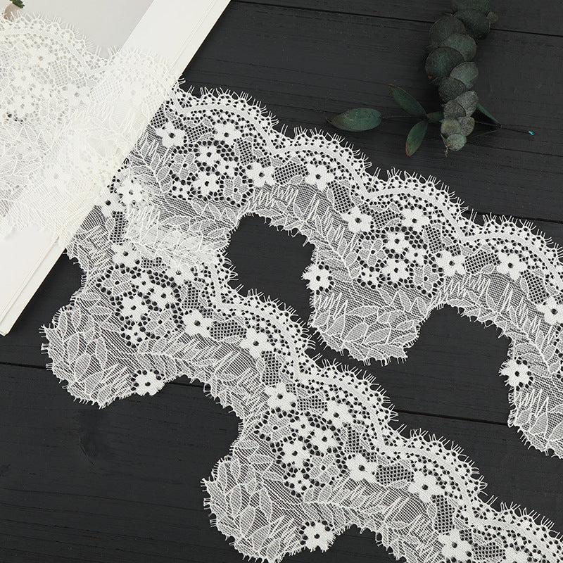 FREEDOMBEAUTY | [laser-cut lace] Laser lace lace, elastic warp lace edge, home textile Lolita new lace accessories