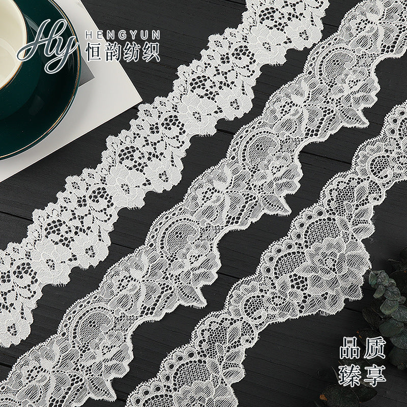 FREEDOMBEAUTY | [laser-cut lace] New lace lace, laser nylon lace edge, home textile clothing elastic lace accessories, in stock