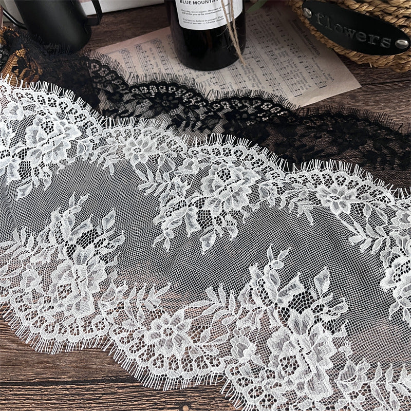 FREEDOMBEAUTY | Factory direct sales, spot fast hair French retro elegant 25CM eyelash lace lace accessories, handmade DIY