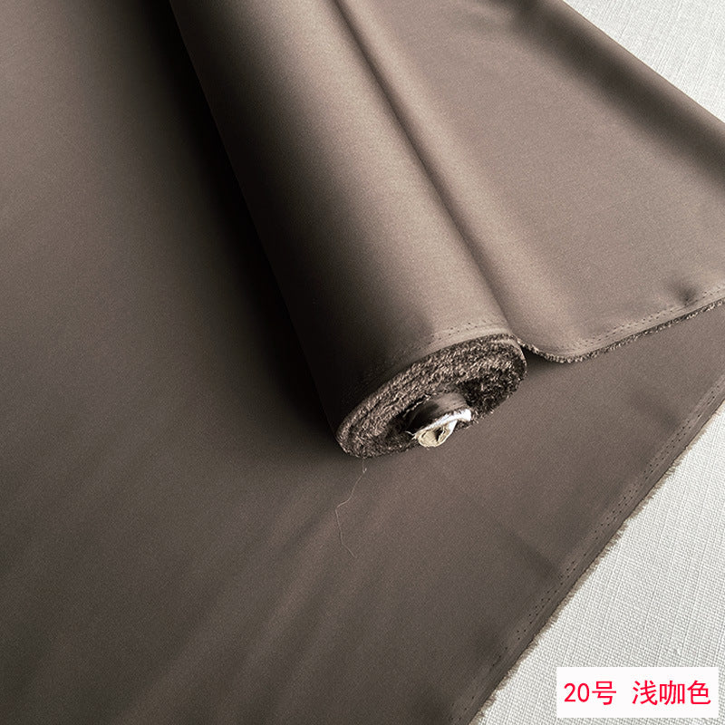 FREEDOMBEAUTY | Silk stretch double Joe satin 19 mmi 140 wide mulberry silk summer shirt dress fabric silk fabric