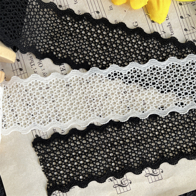 FREEDOMBEAUTY | Factory direct sales, spot quick delivery 4cm hot lace fabric accessories lace DIY handmade