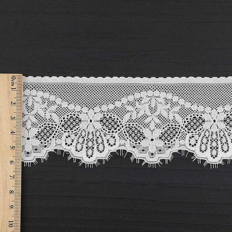 FREEDOMBEAUTY | [stretch] 6cm unilateral lace lace, warp knitted elastic lace edge, wedding underwear size lace accessories, spot