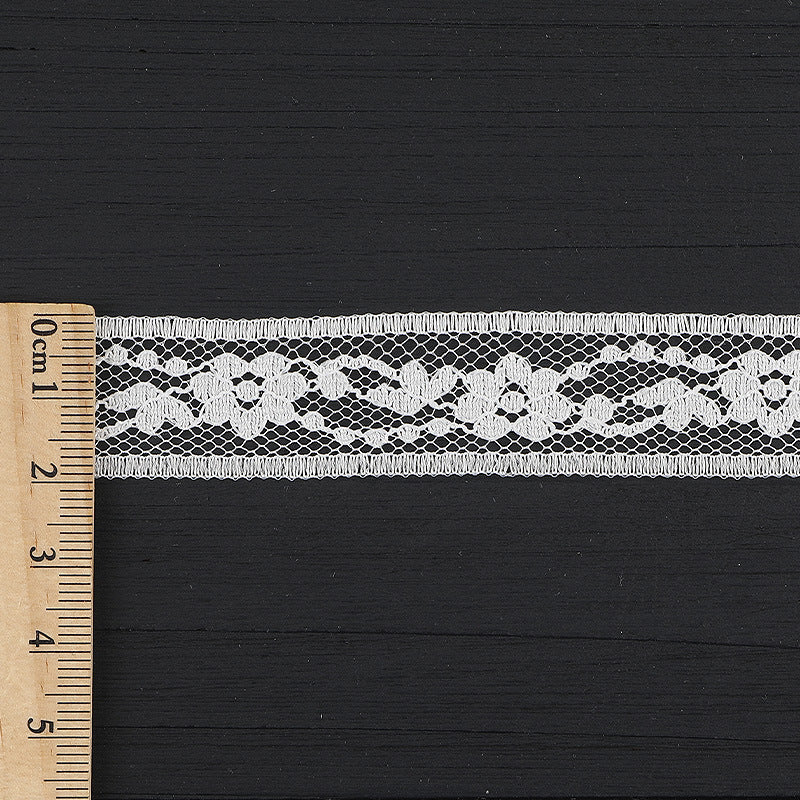 FREEDOMBEAUTY | [no- stretch] 2cm bilateral lace, nylon silk elastic lace edge, Lolita skirt lace accessories, in stock