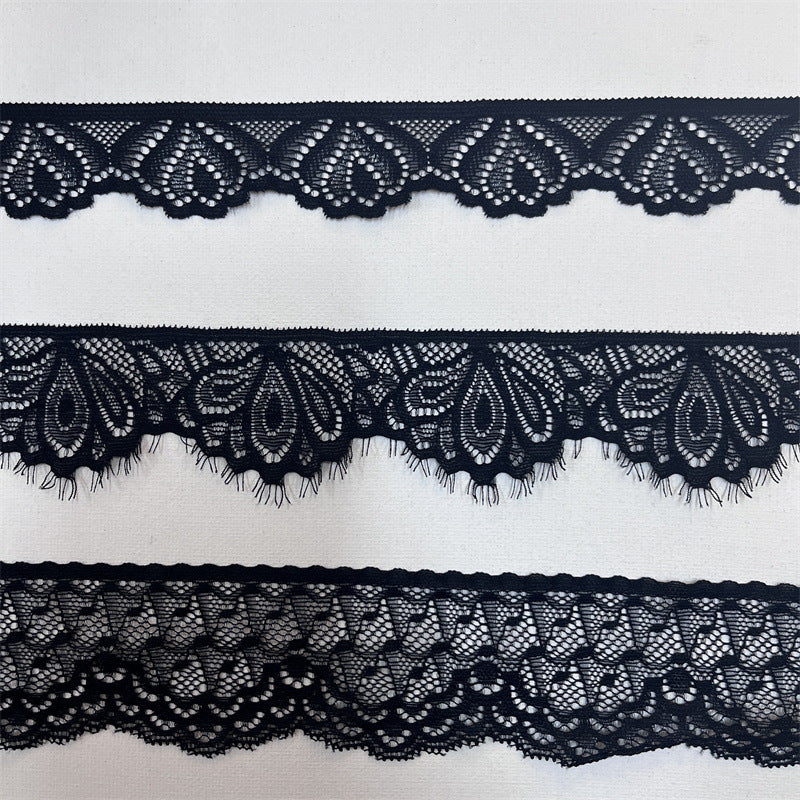 FREEDOMBEAUTY | Factory direct sales, spot fast hair French classic hollow various lace fabric accessories eyelash lace DIY