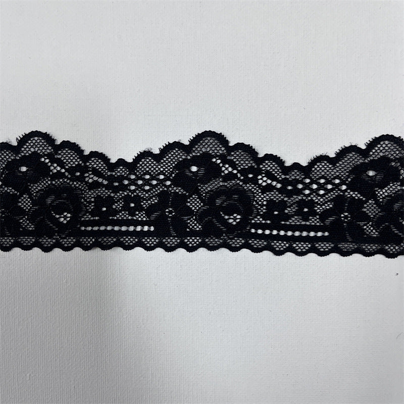 FREEDOMBEAUTY | Factory direct sales, spot quick hair French elegant hollow 5CM elastic lace accessories, handmade DIY jewelry